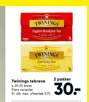 Twinings tebreve
