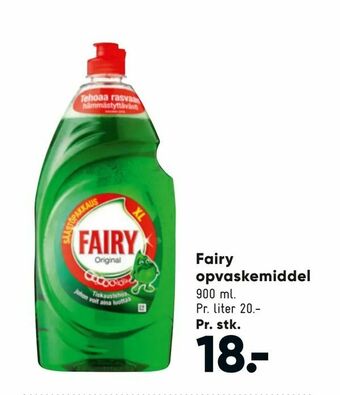 Bilka Fairy opvaskemiddel tilbud