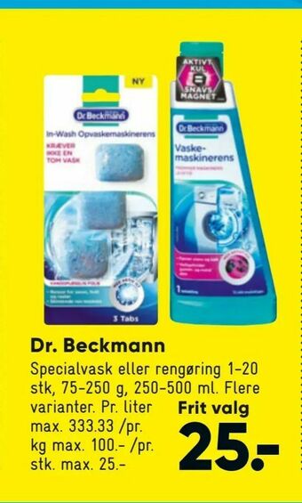 Bilka Dr. Beckmann tilbud
