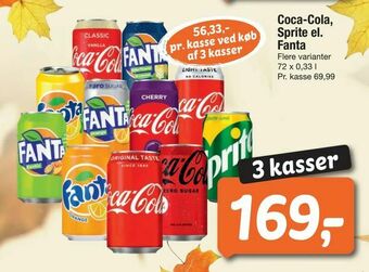 Fakta Tyskland Coca-Cola, Sprite el. Fanta tilbud