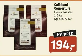 Fakta Tyskland Callebaut Couverture tilbud