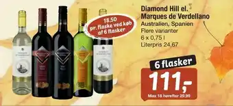 Fakta Tyskland Diamond Hill el. Marques de Verdellano tilbud