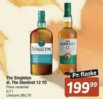 Fakta Tyskland The Singleton el. The Glenlivet 12 YO tilbud