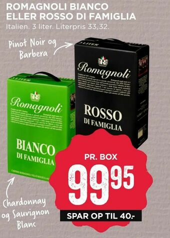 Romagnoli bianco eller rosso di famiglia