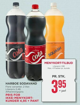 MENY Harboe sodavand tilbud