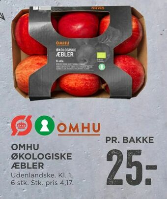 MENY Omhu økologiske æbler tilbud