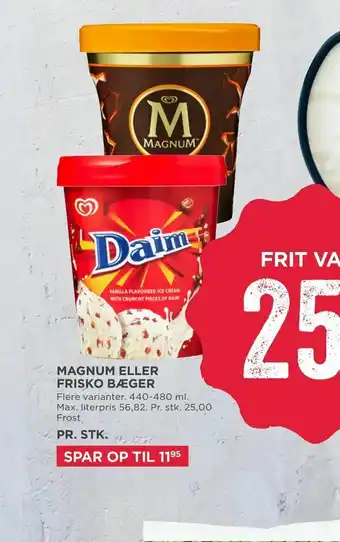 MENY Magnum eller frisko bæger tilbud