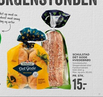 MENY Schulstad det gode hvedebrød tilbud