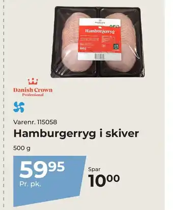 Hamburgerryg i skiver