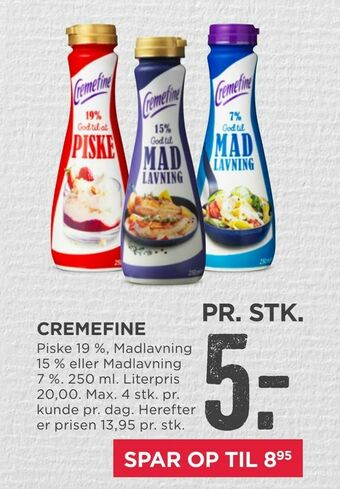 MENY Cremefine tilbud