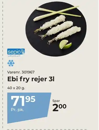 Dagrofa S-Engros Ebi fry rejer 31 tilbud