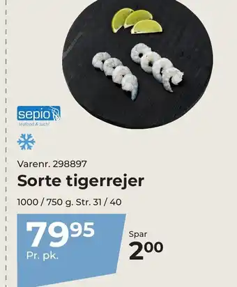Sorte tigerrejer