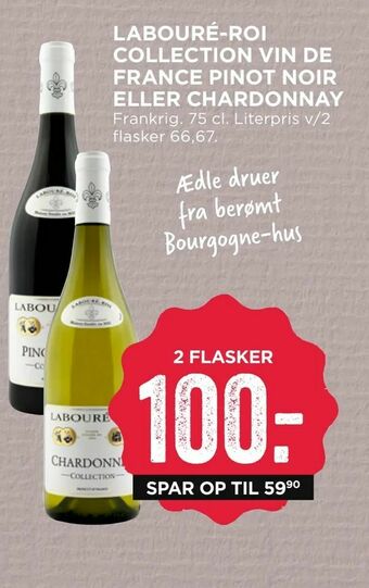 MENY Labouré-roi collection vin de france pinot noir eller chardonnay tilbud