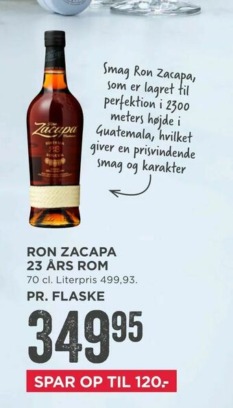 Ron zacapa 23 års rom