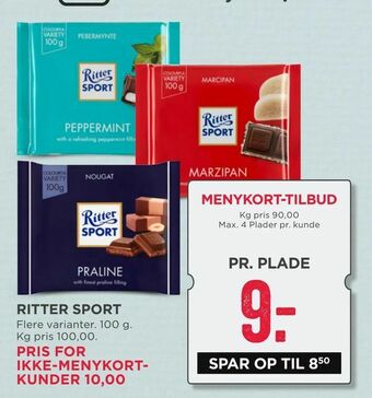MENY Ritter sport tilbud