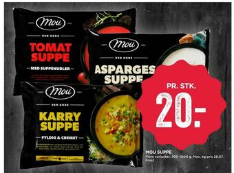 MENY Mou suppe tilbud