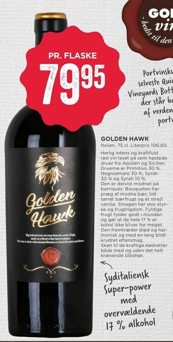 MENY Golden hawk tilbud
