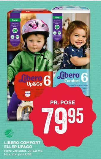 MENY Libero comfort eller up&go tilbud