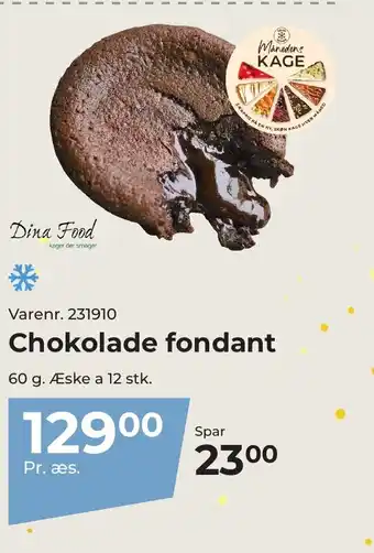 Chokolade fondant