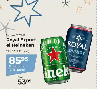 Royal Export el Heineken