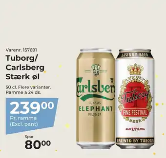 Tuborg/ Carlsberg Stærk øl