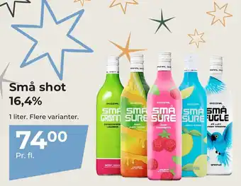 Små shot 16,4%