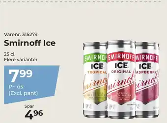 Dagrofa S-Engros Smirnoff Ice tilbud