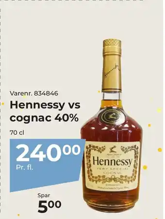 Hennessy vs cognac 40%