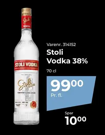 Stoli Vodka 38%