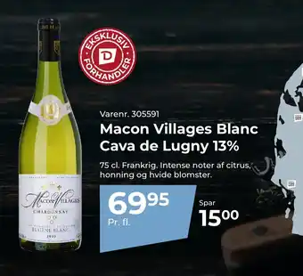 Macon Villages Blanc Cava de Lugny 13%