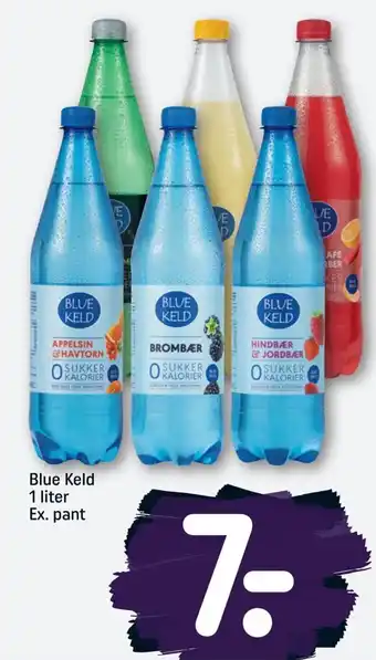 REMA 1000 Blue Keld 1 liter Ex. pant tilbud