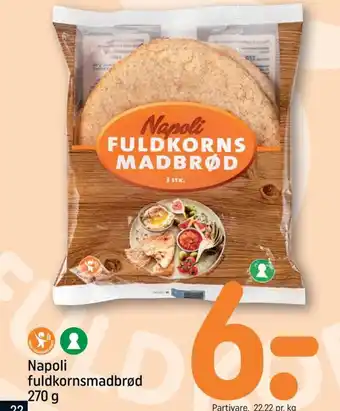 REMA 1000 Napoli fuldkornsmadbrød tilbud