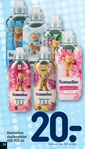 REMA 1000 Bamseline skyllemiddel 650-925 ml tilbud