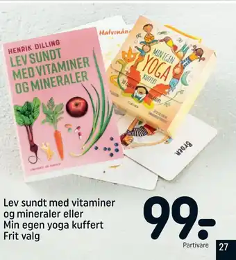 Lev sundt med vitaminer og mineraler eller