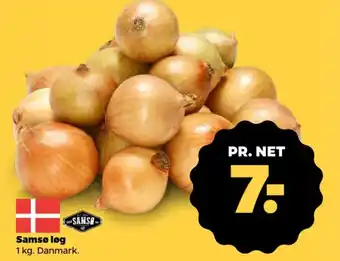 Netto Samsø løg 1 kg. Danmark. tilbud