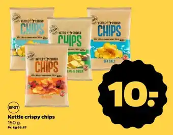 Netto Kettle crispy chips 150 g. tilbud