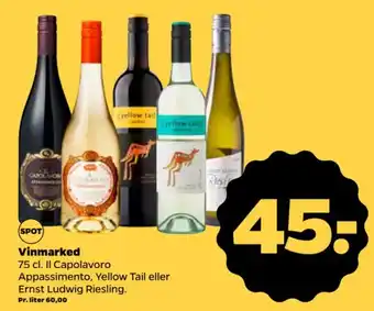 Netto Vinmarked 75 cl. Il Capolavoro tilbud