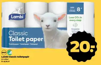 Netto Lambi Classic toiletpapir tilbud