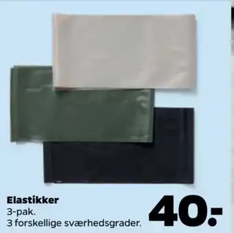 Elastikker 3-pak.