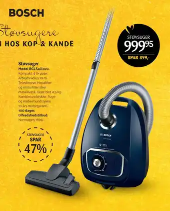 Kop & Kande Støvsuger tilbud