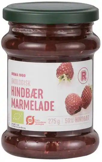 REMA 1000 Hindbærmarmelade, 265 g tilbud