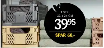 Kop & Kande Stabelbar foldekasse tilbud
