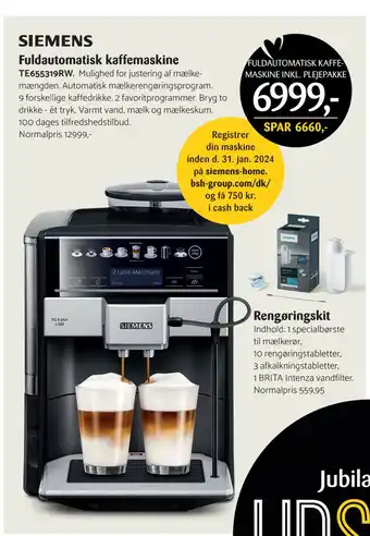 Kop & Kande Fuldautomatisk kaffemaskine tilbud