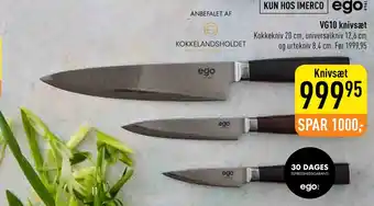 Imerco Vg10 knivsæt tilbud