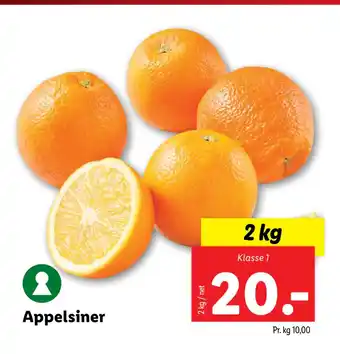 Lidl Appelsiner tilbud