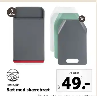 Lidl Sæt med skærebræt tilbud
