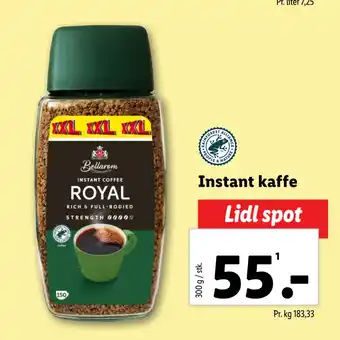 Lidl Instant kaffe tilbud