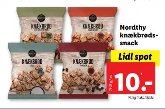 Lidl Nordthy knækbrøds snack tilbud