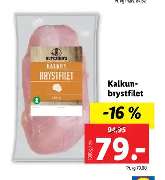 Lidl Kalkunbrystfilet tilbud