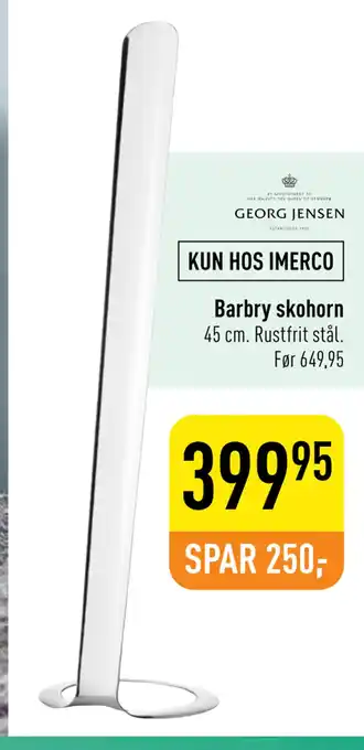 Imerco Barbry skohorn tilbud